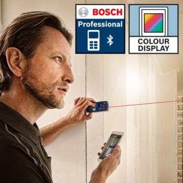 Bosch GLM 50 C Bluetooth Laser Distance Measurer with Color Display - FedEx