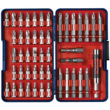 New Bosch 47 Piece Screwdriver Bit Set Star Security Hex Pc Tools Repair Driver