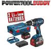 BOSCH GSB18VLI4W2 18volt Li-ion Combi/Driver &amp; Wireless Charging 2 x 4.0amp