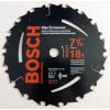 5 NEW BOSCH 7-1/4&#034; 18T RIP CROSSCUT CIRCULAR SAW BLADES CB718AB 5/8&#034; ARBOR