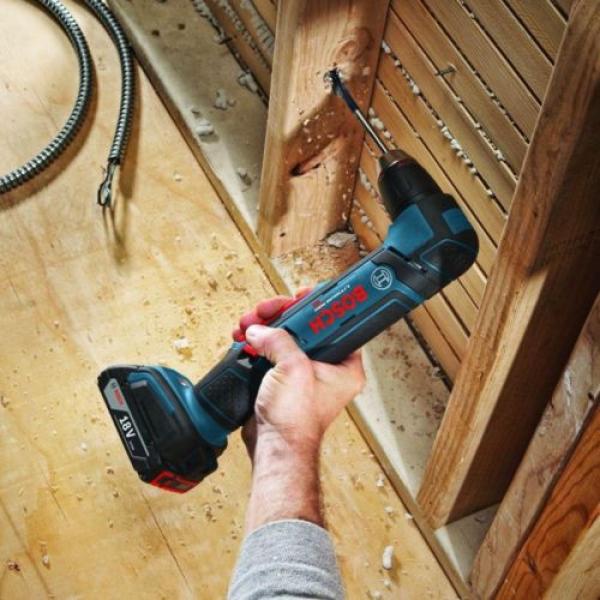 Bosch Li-Ion Right Angle Drill/Driver Cordless Power Tool Kit 1/2in 18V Keyless #3 image