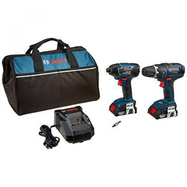 Bosch CLPK232-181 ( 18V/2.0Ah ) 2-Tool Combo Kit Drill Driver and Impact Driver #1 image