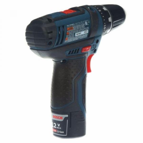 Bosch Li-Ion Drill/Driver Cordless Power Tool Kit 3/8in 12V Keyless PS31-2A #3 image