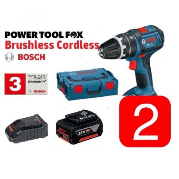 2 x  Bosch GSB 18V-ECDS Brushless Cordless COMBI DRILLS 0615990HH0 3165140894944 #1 image