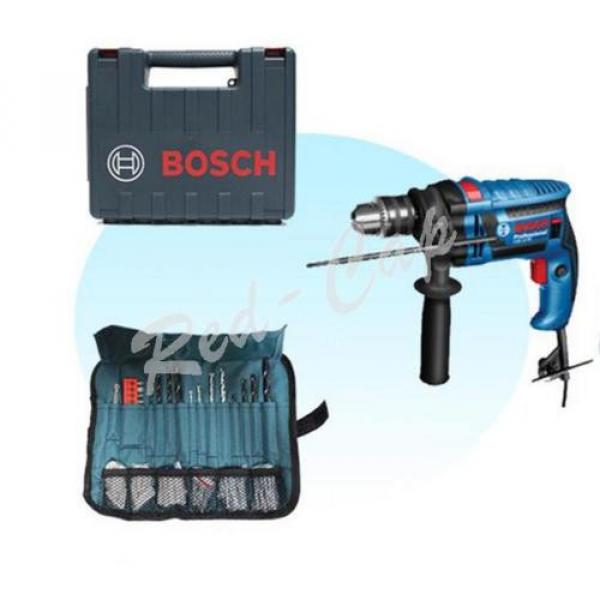 NEW BOSCH GSB16RE + 100pcs Accessories (Bit Set) Speed Impact Drill 220V E #2 image