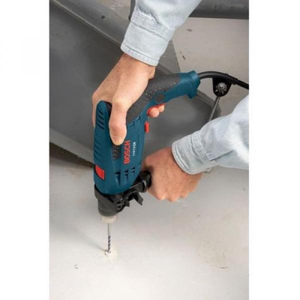 Bosch Corded Hammer Drill Home Improvement Handyman Ergonomic Handle Power Tool #2 image