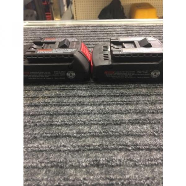 X2 Bosch 18v Batteries Model Numbers BAT610G &amp; BAT 612 41042-1, 42517-2 #2 image