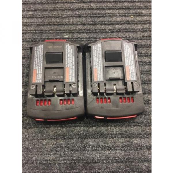 X2 Bosch 18v Batteries Model Numbers BAT610G &amp; BAT 612 41042-1, 42517-2 #3 image