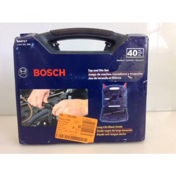 Bosch B44717 Tap and Die Set Carbon Steel 40 Pieces Black Oxide #1 image