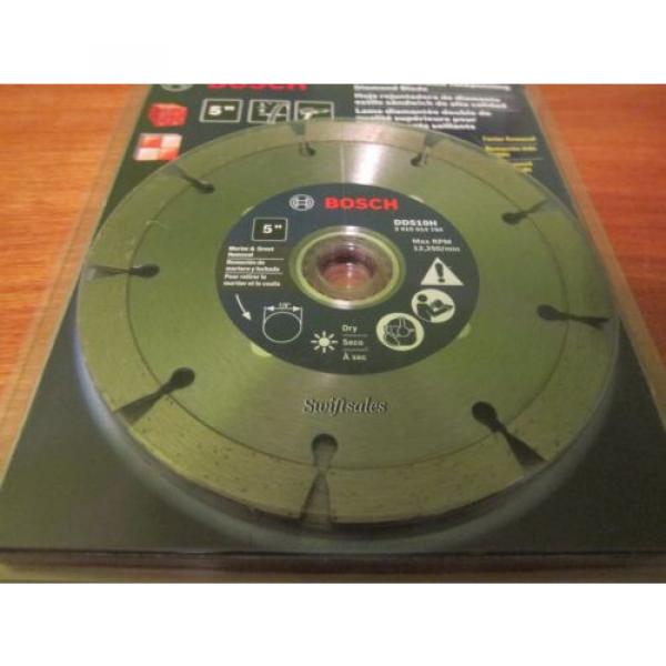 Bosch DD510H 5&#034; Premium Sandwich Tuckpointing Diamond Grinder Blade - New Sealed #4 image