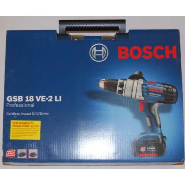 Bosch Cordless Impact Drill 18V Li-Ion - GSB18VE-2LI #1 image