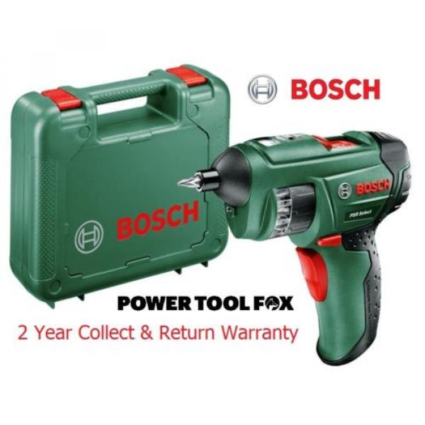 new Bosch PSR 3.6V Select Cordless Screw Driver 0603977070 3165140644112 #1 image