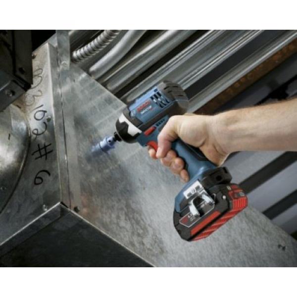 Bosch IDS181-01 18-Volt Lithium-Ion Compact 1/4-Inch Hex Impact Driver with 2 #4 image